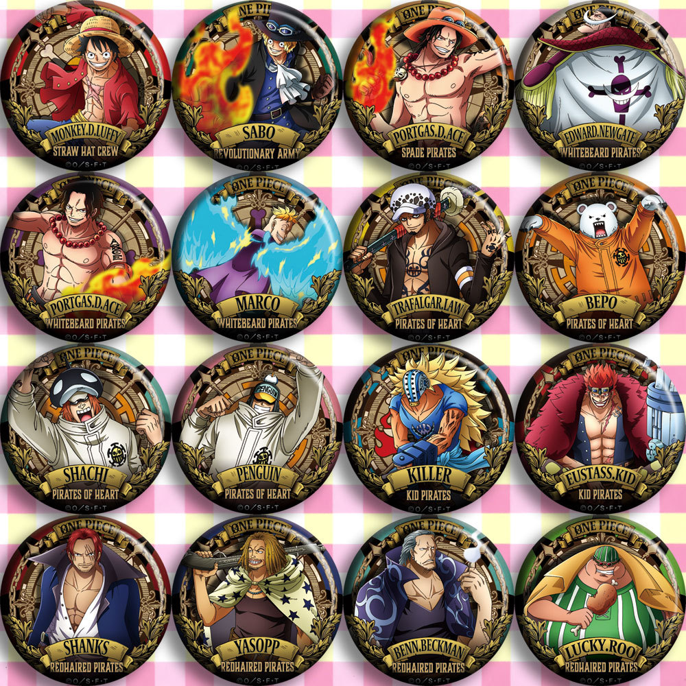 Luffy Anime Merchandise - ONEPIECE insignia de Anime estilo C