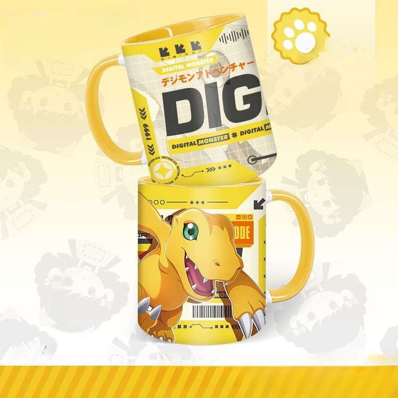 Anime Merchandise Mugs - Digimon anime personaje mercancía dibujos animados