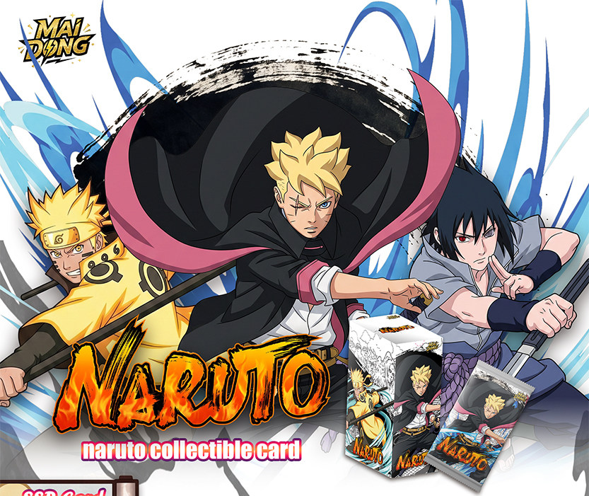 Anime Merchandise Box Set - Auténticas Tarjetas Coleccionables de Naruto Uzumaki,