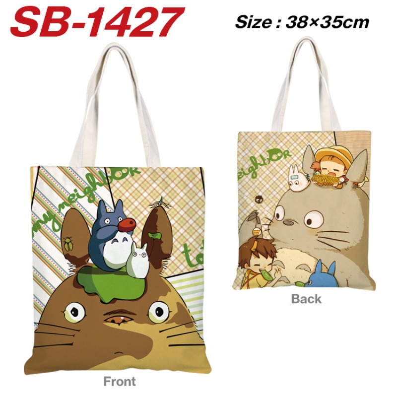Anime Merch Shopping - Bolso de hombro de lona con