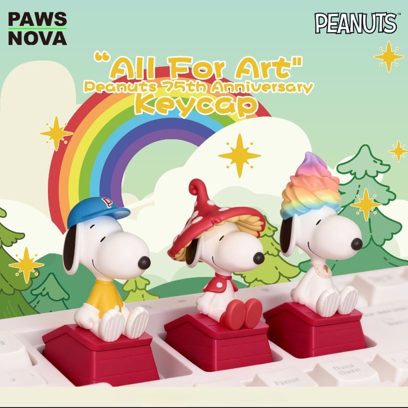 Luffy Anime Merchandise - Caja Sorpresa de Teclas Snoopy, Figura