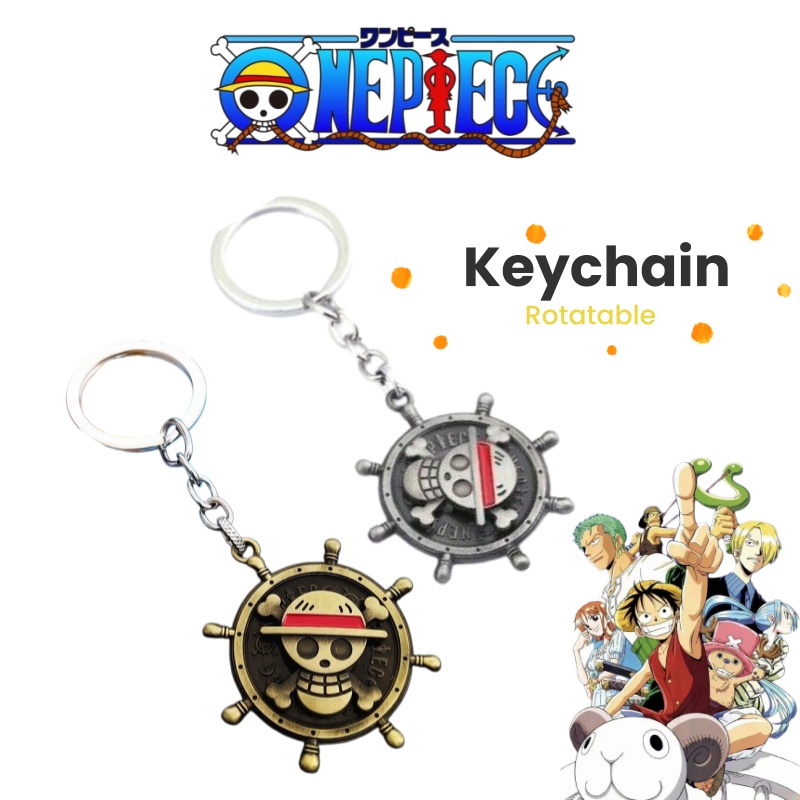 Anime Merchandise Logo - Llavero Giratorio de Aleación con Logo