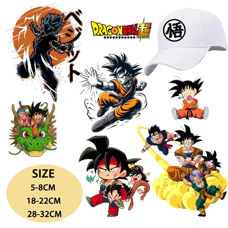 Anime Merchandise For Women - Parches Termoadhesivos de Dragon Ball para