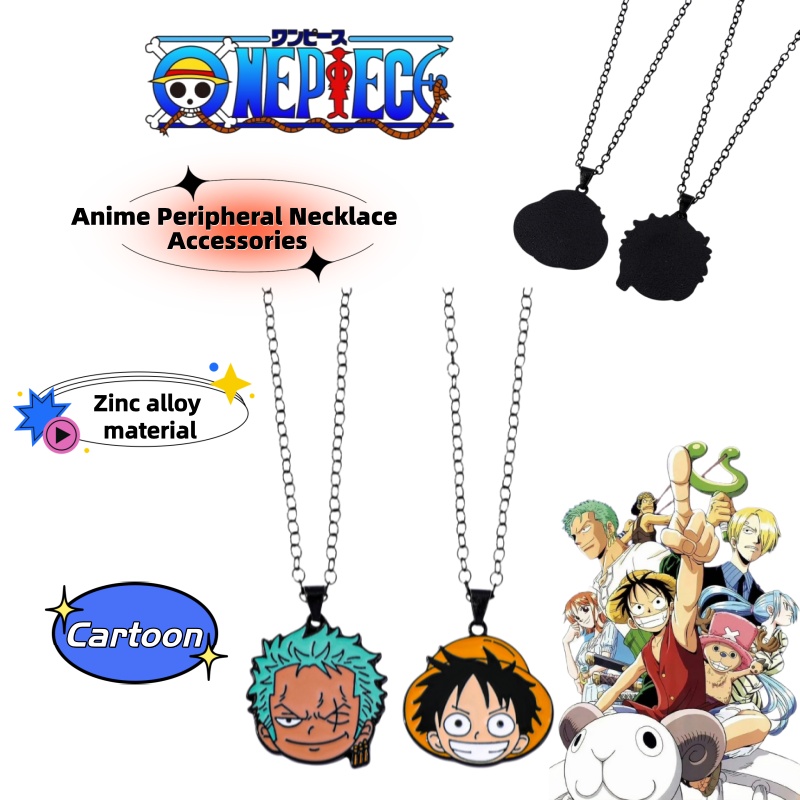 Luffy Anime Merchandise - Collar creativo de One Piece, joyería