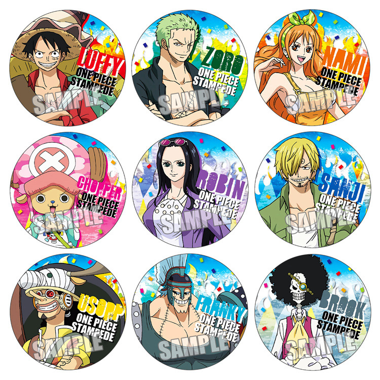 Luffy Anime Merchandise - One Piece película Stampede Anime insignia