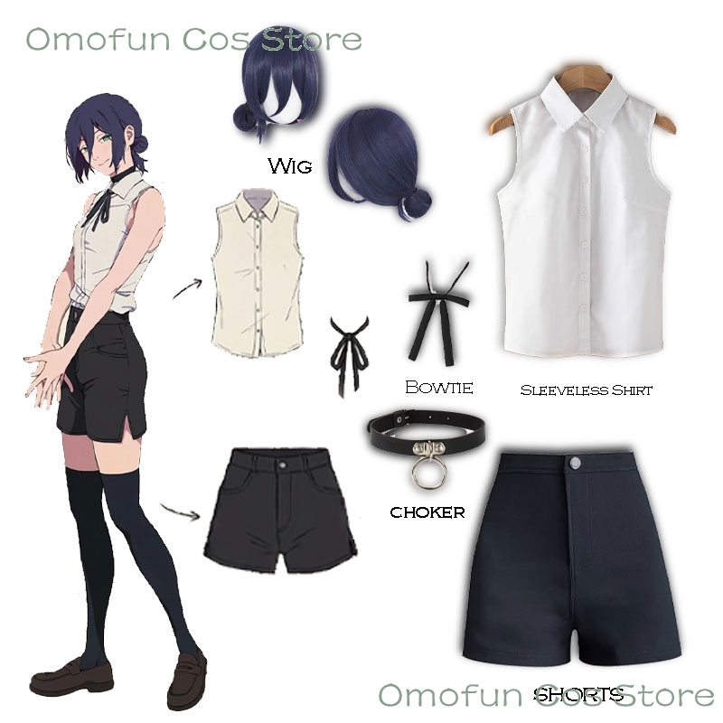 Anime Merchandise For Women - Disfraz de Reze para mujer, camisa