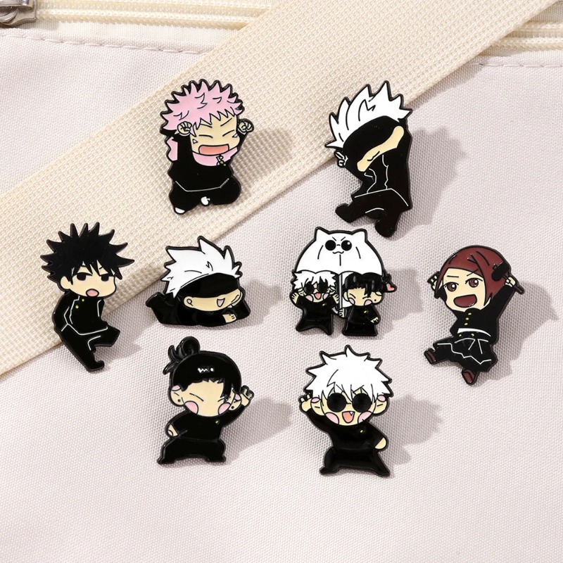 Enamel Pin Set - Juego de 8 pines esmaltados de