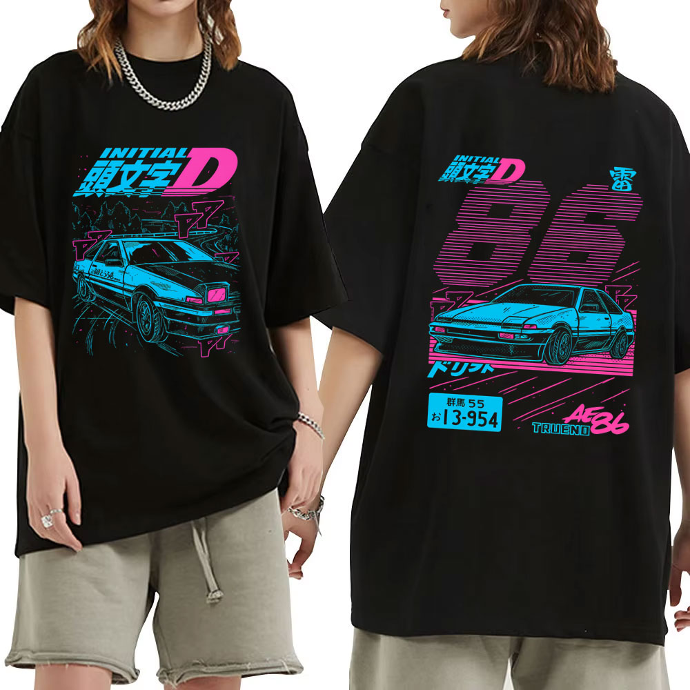 Anime Merch Shopping - Camiseta de Anime Initial D Drift