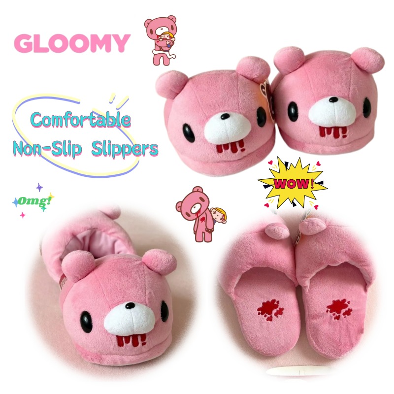 Anime Merchandise Wholesale - Pantuflas de Algodón con Diseño de