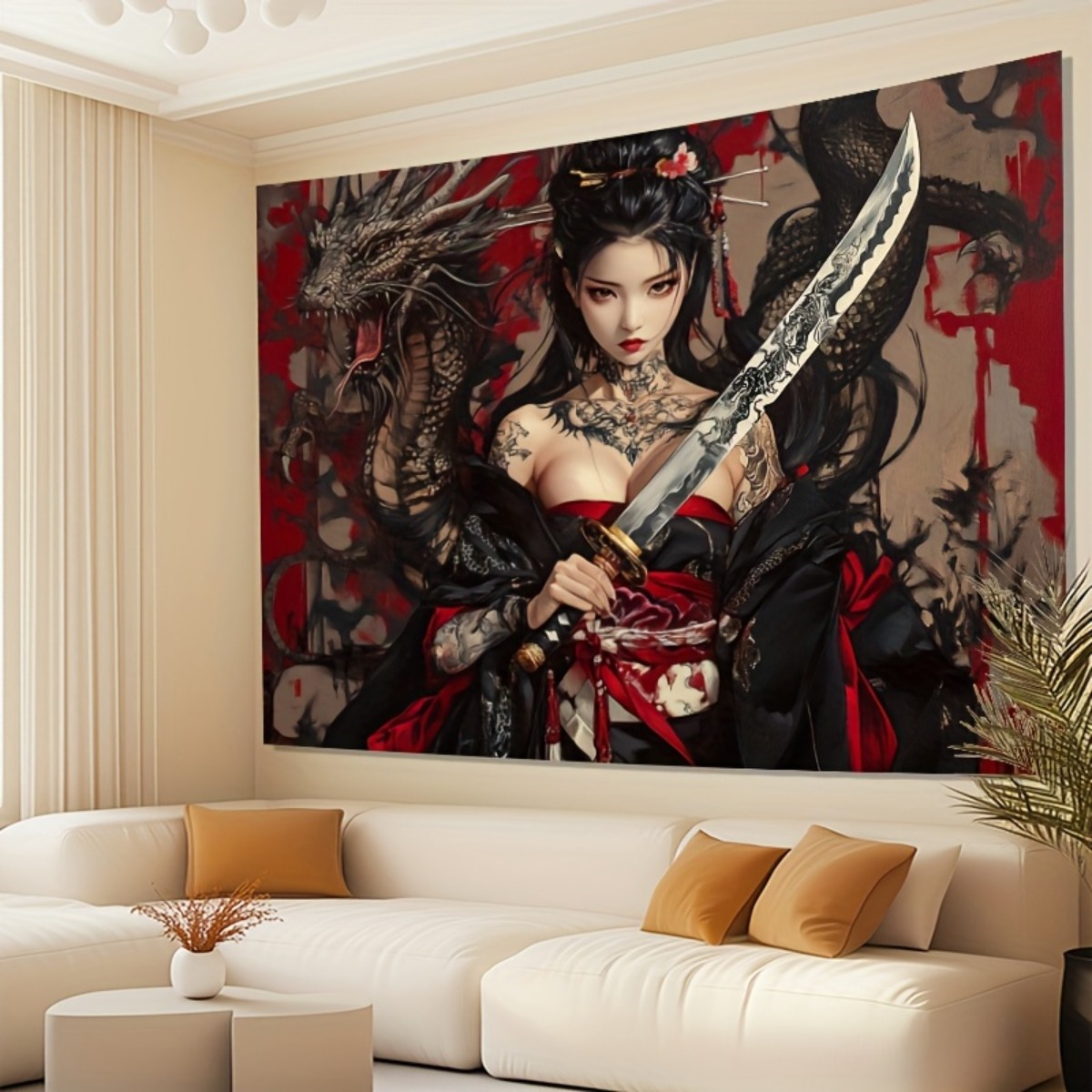 Tapiz de pared con diseño de m - Wall Scroll Tapestry reseña y precio