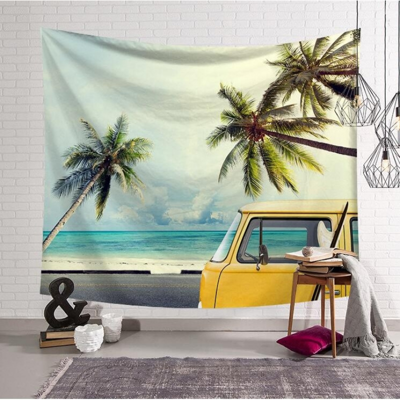 Tapiz con paisaje de Santorini - Wall Scroll Tapestry reseña y precio