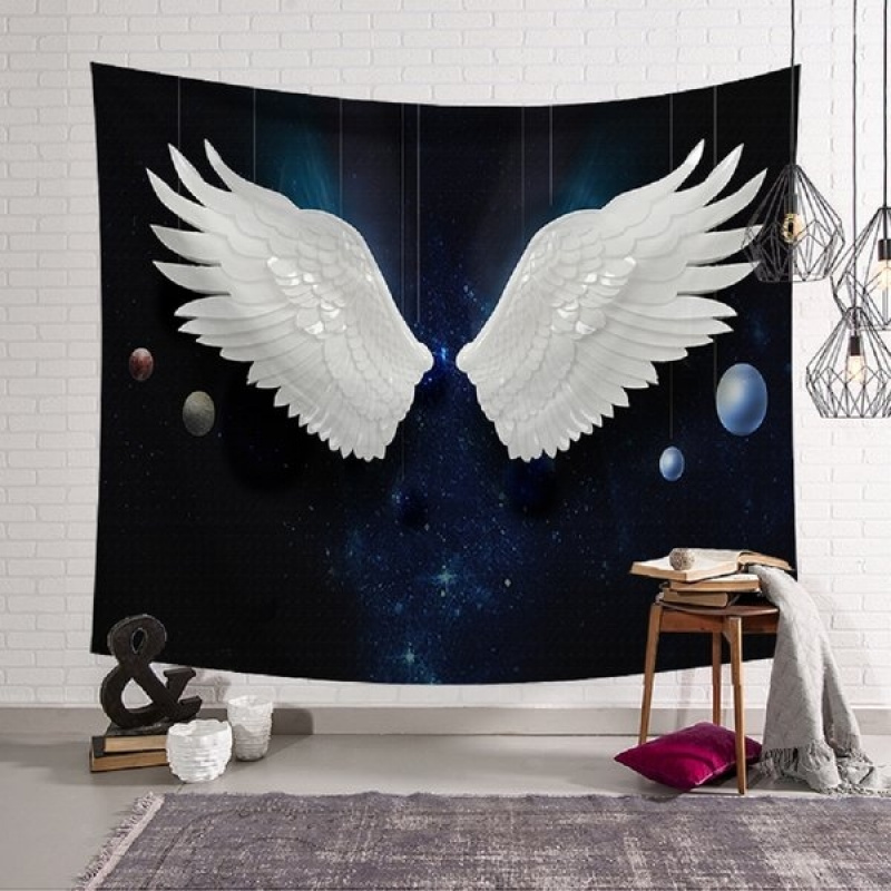 Tapiz con paisaje de Santorini - Wall Scroll Tapestry reseña y precio