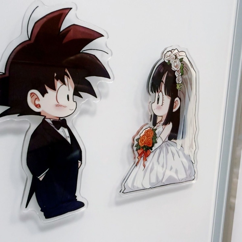 Imán de nevera acrílico con di - Anime Merchandise Wholesale reseña y precio