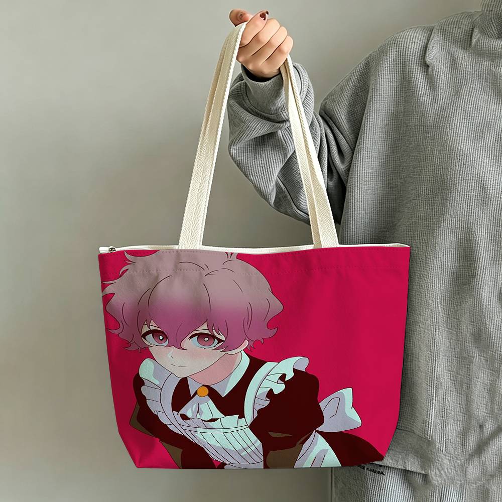 Bolsa de Lona Estampada con Pe - Anime Merch Shopping reseña y precio