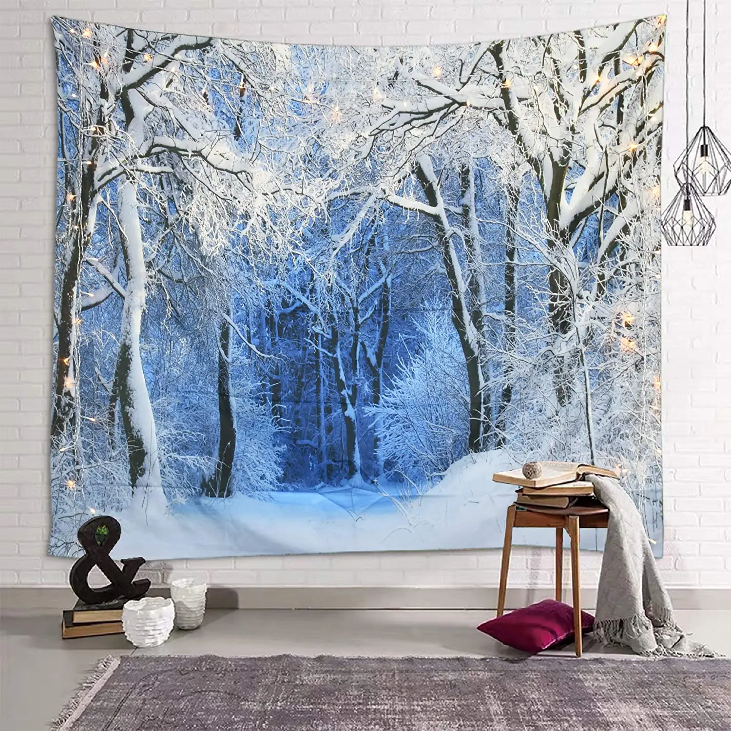 Tapiz navideño colgante de par - Wall Scroll Tapestry reseña y precio