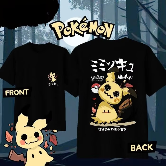 Camiseta Estampada de Pokémon  - Anime Merchandise For Women reseña y precio