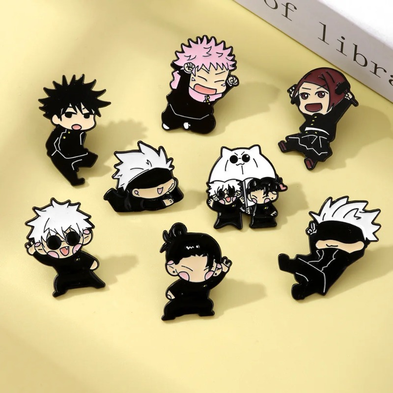 Juego de 8 pines esmaltados de - Enamel Pin Set reseña y precio